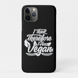 I Think, Therefore I Am Vegan Case-Mate iPhone Case