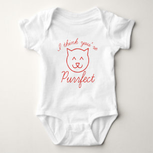 I Think You’re Purrfect Baby Bodysuit