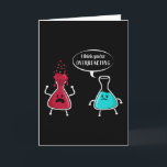 I think You're overreacting Chemistry Card<br><div class="desc">I think you're overreacting. Funny christmas or birthday gift for chemistry teacher or student. Ideal for geeky men and women who are science nerds who like chemical reactions and experiments.</div>