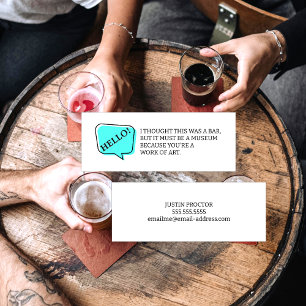 I Thought This Was A Bar Fun Dating Calling Card
