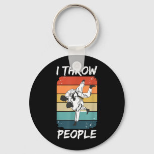 I throw people Design for a Jiu Jitsu Trainer Key Ring