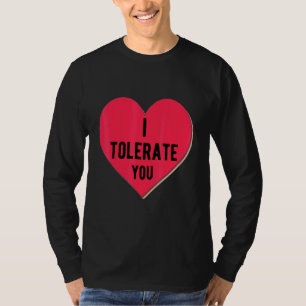 I Tolerate You Matching Couple Tee