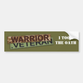 I TOOK THE OATH Bumper Sticker