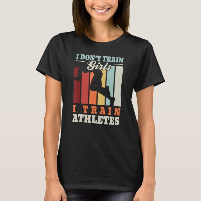 I train athletes u2013 Marathon trainer marathoner T-Shirt (Front)