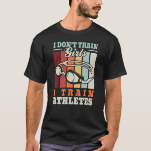I train athletes u2013 Swimming trainer swimmer sw T-Shirt