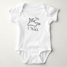 I Tried Cat Baby Bodysuit