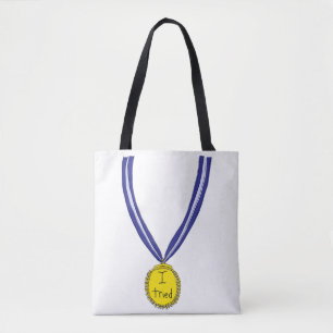 I Tried Medal Tote Bag