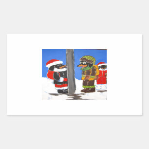 " I TRIPLE DOXIE DARE YOU" RECTANGULAR STICKER