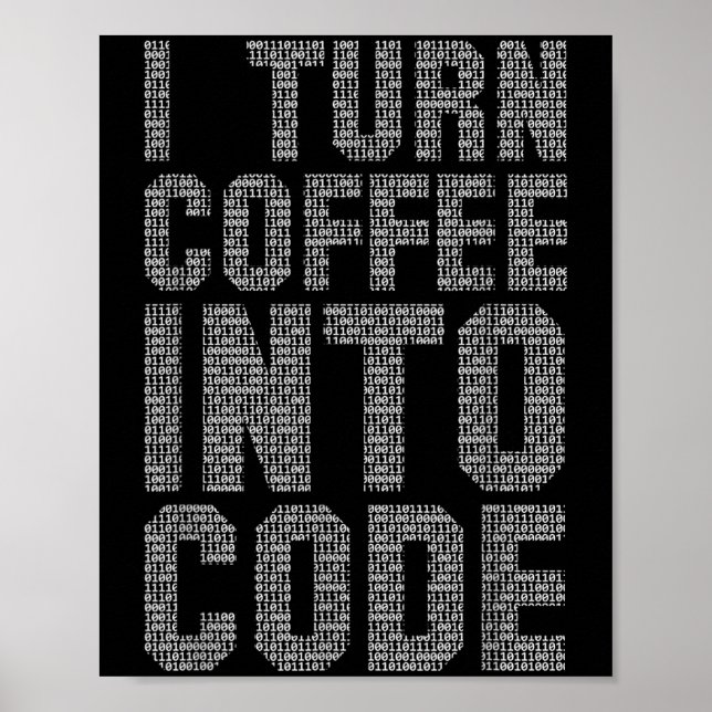 I Turn Coffee Into Code Funny Quote Programer It G Poster (Front)