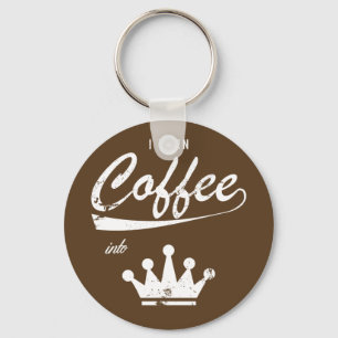 I Turn Coffee Into KOMs Key Ring