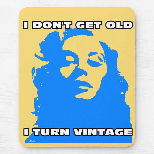 I turn vintage mouse pad (Front)