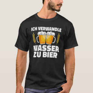 I turn water into beer beer brewery master brewer T-Shirt