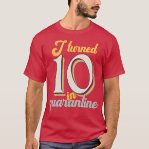 I Turned 10 in 10th Birthday T-Shirt