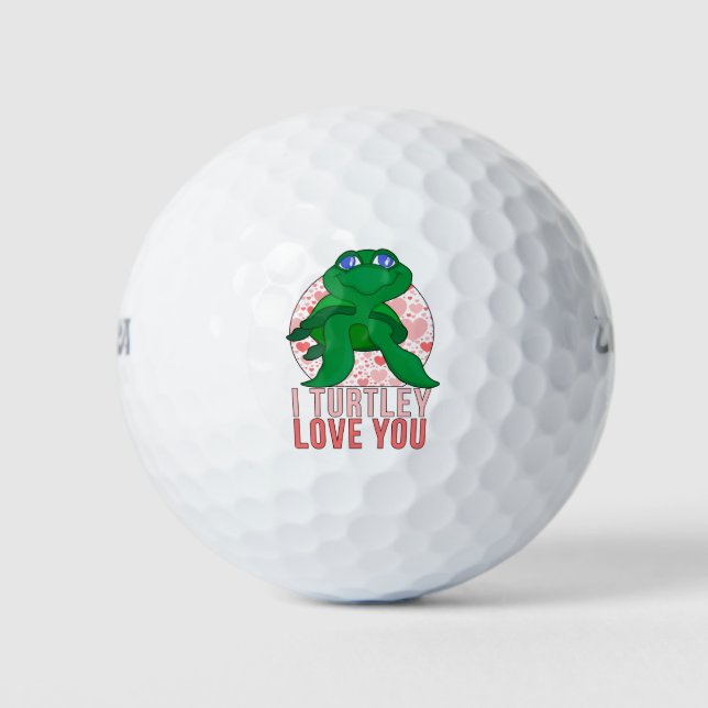 I Turtley Love You Golf Balls (Front)