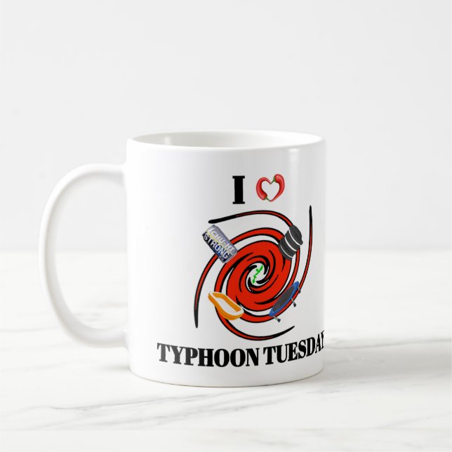 I ♡ Typhoon Tuesday Mug (Left)