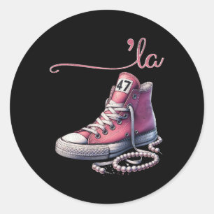 I Understand The Ignment Cute Shoes Election 2024 Classic Round Sticker