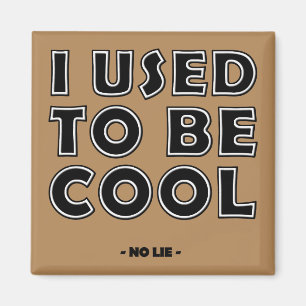 I Used To Be Cool No Lie Funny Fridge Magnet