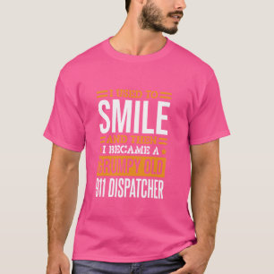 I Used To Smile 911 Dispatcher Design Emergency Re T-Shirt