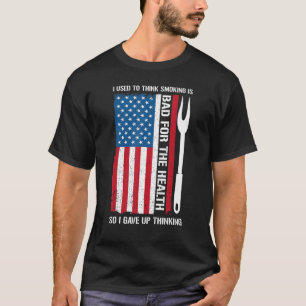 I used to think smoking is bad for the health gril T-Shirt