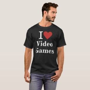I ❤️ Video Games CUSTOM Men's T-Shirt