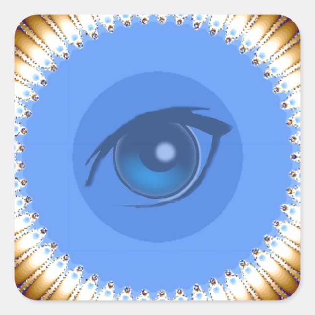 I Vision_ Square Sticker (Front)