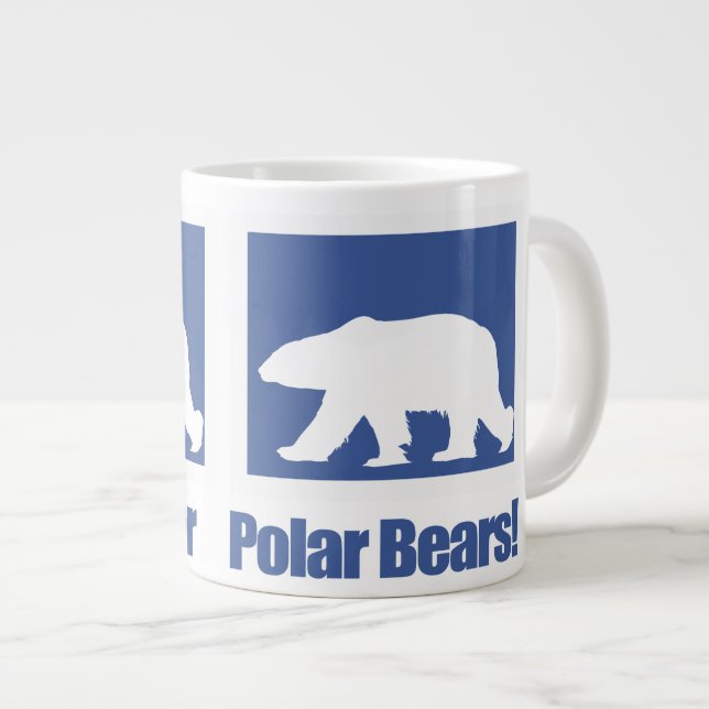 I Vote For Polar Bears - Mug (Front Right)