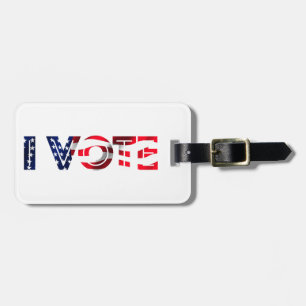 I Vote Luggage Tag