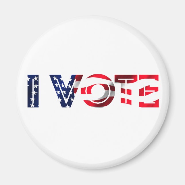 I Vote Magnet (Front)