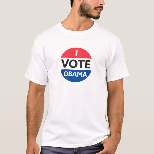 I Vote Obama T-Shirt (Front)