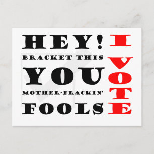 I Vote! Postcard