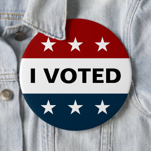 I Voted 2024 Elections 6 Cm Round Badge