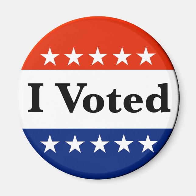 I Voted 2026 Elections Magnet (Front)