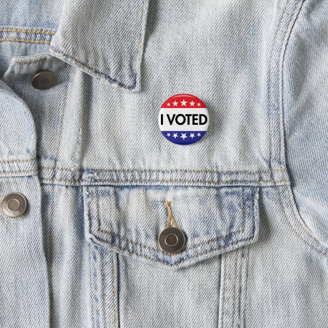 I Voted Button 2024 Election (In Situ)