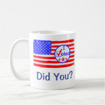 “I Voted, Did You?” Voting Rights Mug