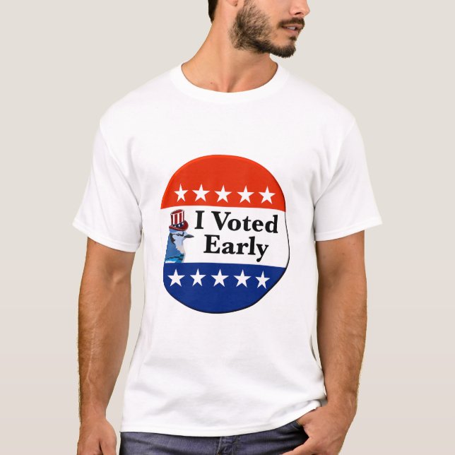 I Voted Early 2026 Elections T-Shirt (Front)