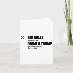 I Voted For Big Doge D.o.g.e _ Us Big President _1 Card