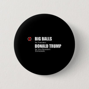 I Voted For Big Doge D.o.g.e _ Us Big President 6 Cm Round Badge
