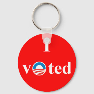 I Voted for Obama Key Ring