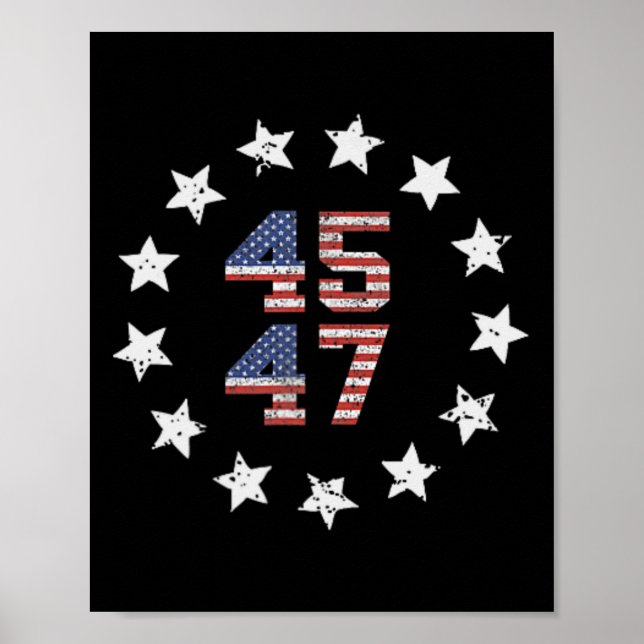 I Voted For The Outlaw And The Hillbilly Trump Van Poster (Front)