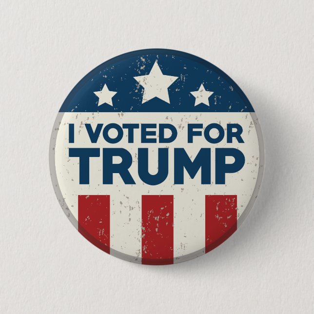 I Voted For Trump 6 Cm Round Badge (Front)
