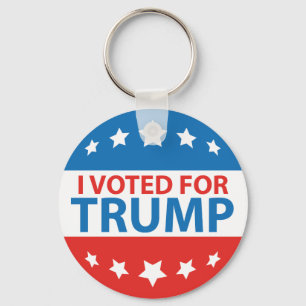 I Voted For Trump Key Ring