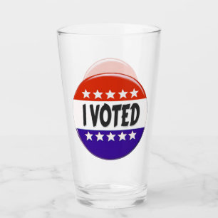 I Voted Glass
