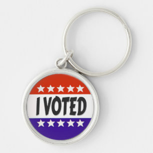 I Voted Key Ring