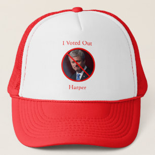 I Voted Out Harper Trucker Hat