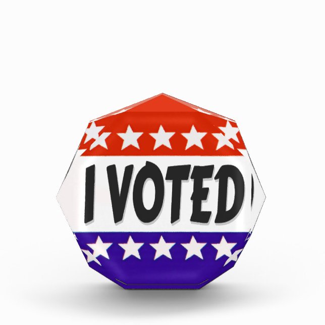 I Voted Photo Block (Front)