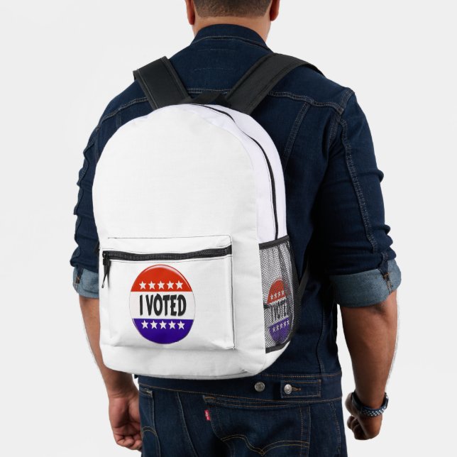 I Voted Printed Backpack (Insitu (Model))