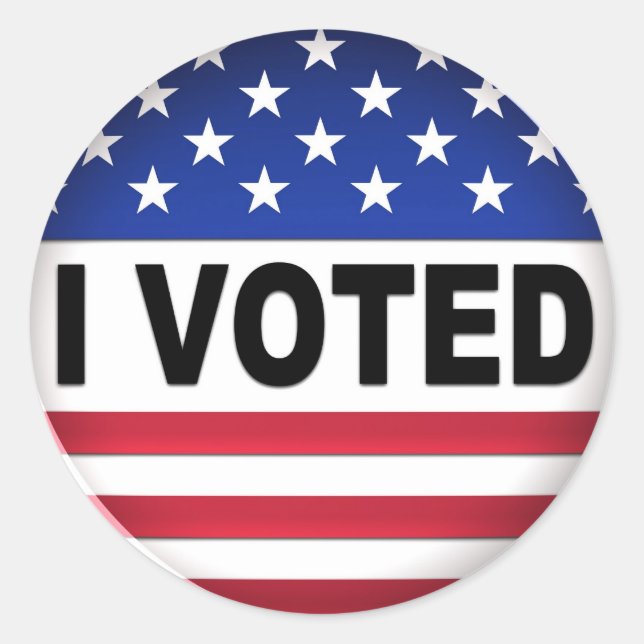 I voted - Sticker (Front)