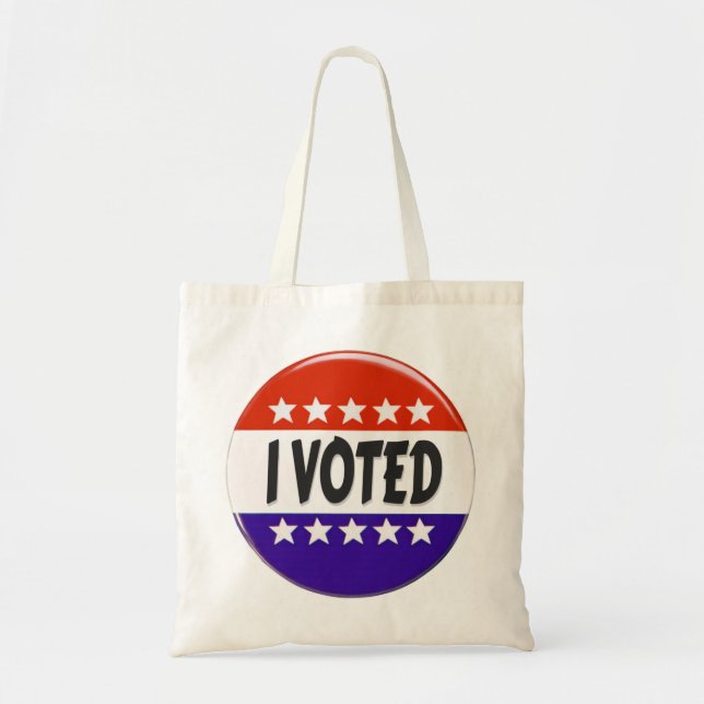 I Voted Tote Bag (Front)
