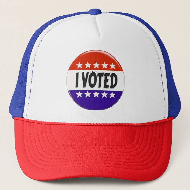 I Voted Trucker Hat (Front)