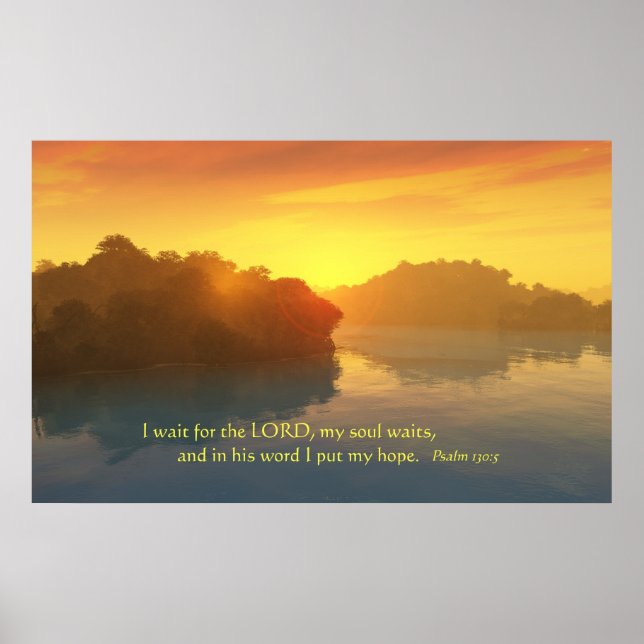 I Wait For the Lord Poster (Front)